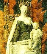 Jean Fouquet madonna och barn painting